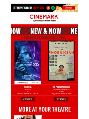Cinemark - See what's New & Now at Cinemark