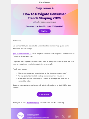 Braze - Discover Key Consumer Trends for 2025