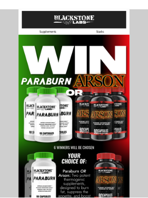 Blackstone Labs - Want a Free Fat Burner? ⚡🔥 Make Your Choice