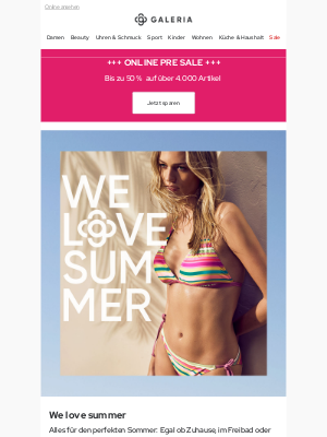 Galeria Kaufhof GmbH (Germany) - Sommer, Sonne, GALERIA ☀️🏖️