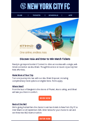 Manchester City - Fly Etihad to Asia and enter to win match tickets ⚽️