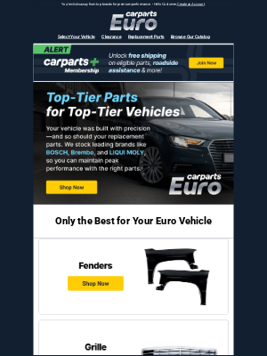 CarParts - The Parts Euro Vehicles Count On ✅