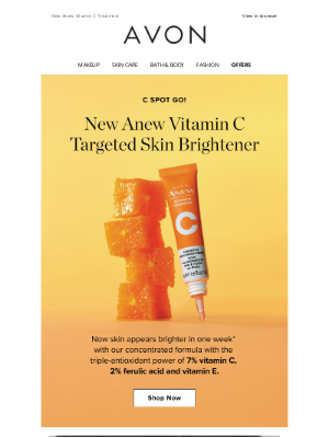 Avon - Juice Up, Brighten Up 🍊 For Your Skin