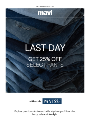 Mavi - Last Day | 25% Off Select Men's Pants