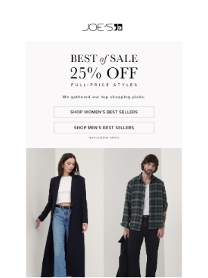 Joe's Jeans - Best of 25% OFF