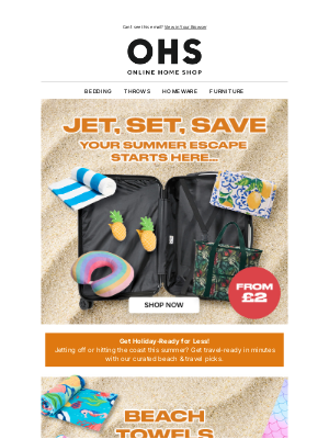 Online Home Shop (United Kingdom) - 📲 The Beach Is Calling… 🏖️