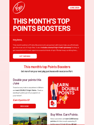 Virgin America - Win a whirlwind trip to New York, Anne
