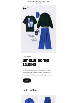 Nike - Bold Looks with Bolder Blues