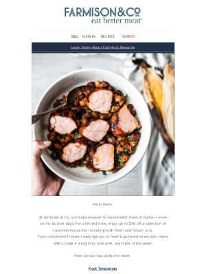 Farmison & Co - Save up to 30% on Family Staples and Frozen Favourites