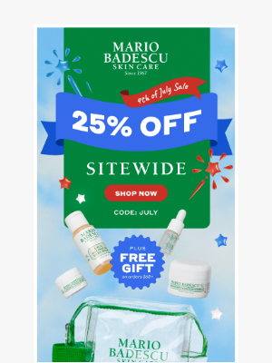 Mario Badescu Skin Care - Star-Spangled Savings ✨ 25% Off Sitewide