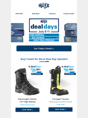 Haix North America - The Biggest Deal Day Deals Yet! 🤑