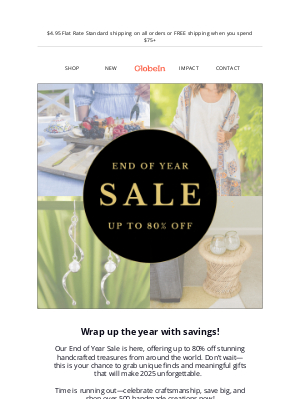 GlobeIn - Don’t Miss Our End of Year Sale! 🌟