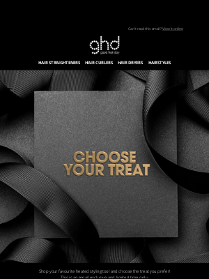 ghd (UK) - Surprise! 💖 Choose Your Treat From ghd