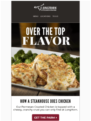 LongHorn Steakhouse - You've never had chicken like this…