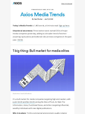 Axios - Axios Media Trends: Bull market for elites