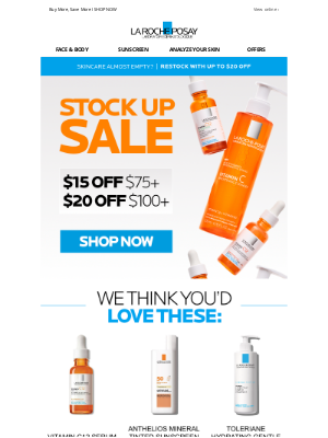 La Roche-Posay - Ends Soon! Your Chance to Buy More, Save More