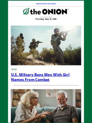 The Onion - Trump Grants Refugee Status To Former SS Guards