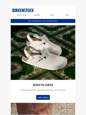 Birkenstock - There’s something about our suede