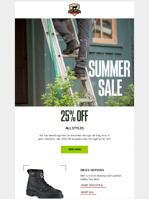 Vasque - Start Summer with 25% OFF
