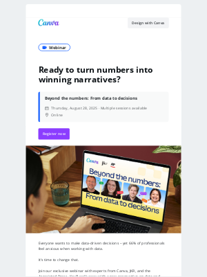 Canva - You’re invited: Data storytelling for business leaders