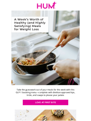 HUM Nutrition - This week: eat more, weigh less 🍽