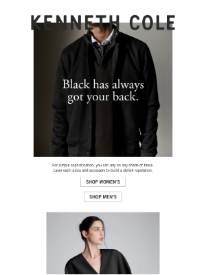 Kenneth Cole - Black is the new black