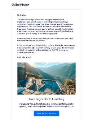 SiteMinder - Your monthly blog update: Inside the incredible success of Luna Volcán