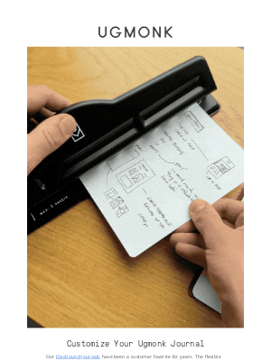 Ugmonk - 📒 The New Discbound Punch: Customize Your Ugmonk Journal