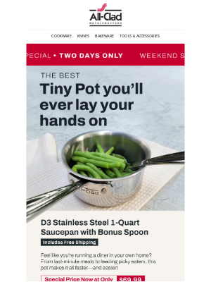 All-Clad Metalcrafters - ⌛Special Offer Ends in Hours