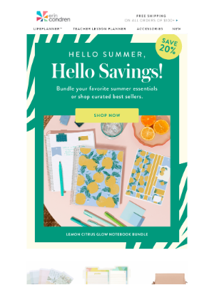 Erin Condren - ☀️Your Season, Your Style—Save 20%
