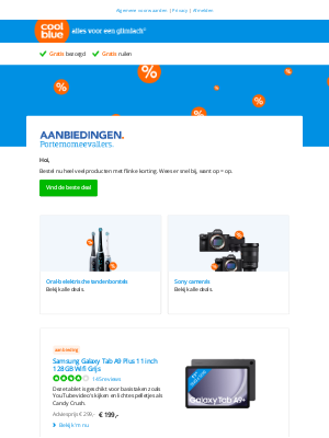 Coolblue (Netherlands) - Bekijk alle nieuwe deals