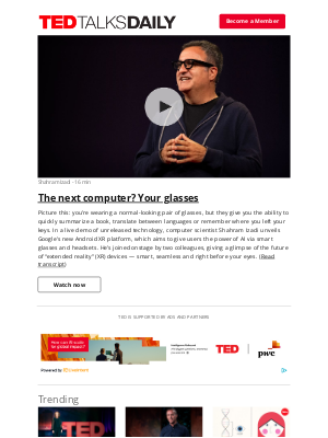 TED - The next computer? Your glasses
