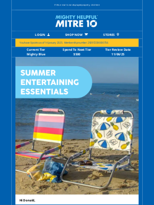 Home Hardware (Australia) - Donald, Your Summer Must-Haves Are Here! 🏖️