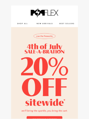 POPFLEX - TODAY ONLY: 20% off sitewide 🧨