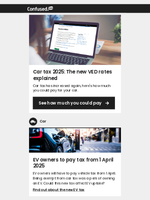 Confused - Car tax bands have changed in 2025, here's how 👉