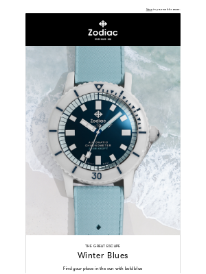 Zodiac Watches - Into the Blue