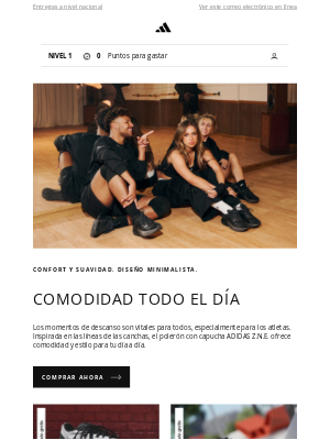 Adidas (Chile) - Tu mensaje de adidas... Reinventa tu look 📪