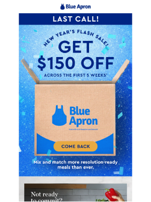 Blue Apron - This $150 offer won’t be back for a while…!