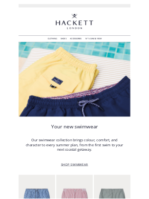 Hackett London - The Swimwear Collection