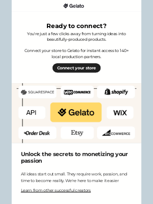 Gelato - Local production for your store in a few seconds