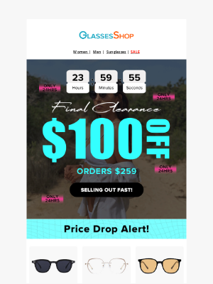 GlassesShop - ⌛ Last Chance to Save Big!