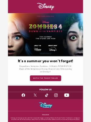 Disney World Resorts - Z-O-M-B-I-E-S is back!