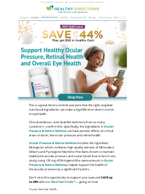 Julian Whitaker, MD - Get support + savings for healthy ocular pressure today!