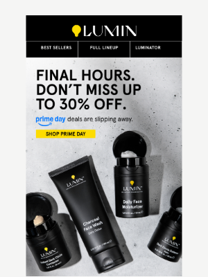 Lumin - Last Chance for Up to 30% Off!