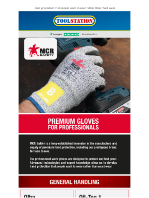 Toolstation UK - MCR: Premium Gloves For Professionals 🧤