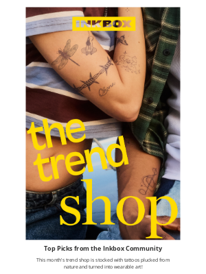 inkbox - the inkbox trend shop 💛