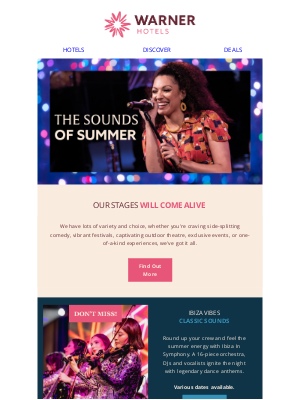 Warner Leisure Hotels (United Kingdom) - The sounds of summer 🎵☀️