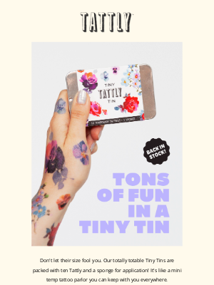 Tattly - Good Things Come In Small Tins
