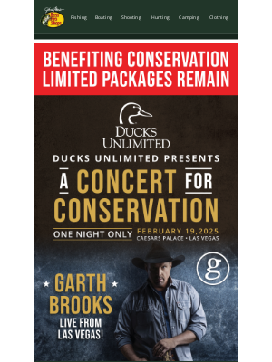 Bass Pro Shops - LIMITED PACKAGES REMAIN: A Concert For Conservation