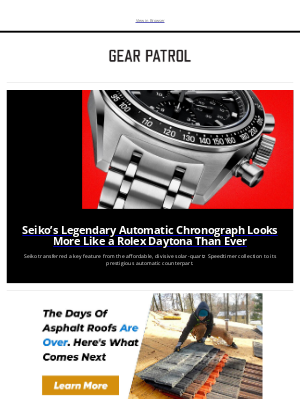 Gear Patrol - Seiko’s New Speedtimer Costs a Fraction of the Rolex Daytona It Dupes